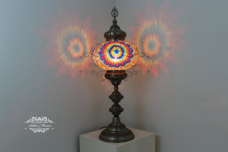 NO6 SIZE MOSAIC FLOOR / TABLE LAMP - TurkishLights.NET