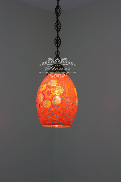 Turkish Handmade Mosaic Hanging Pendant - Kitchen Island Pendant - TurkishLights.NET