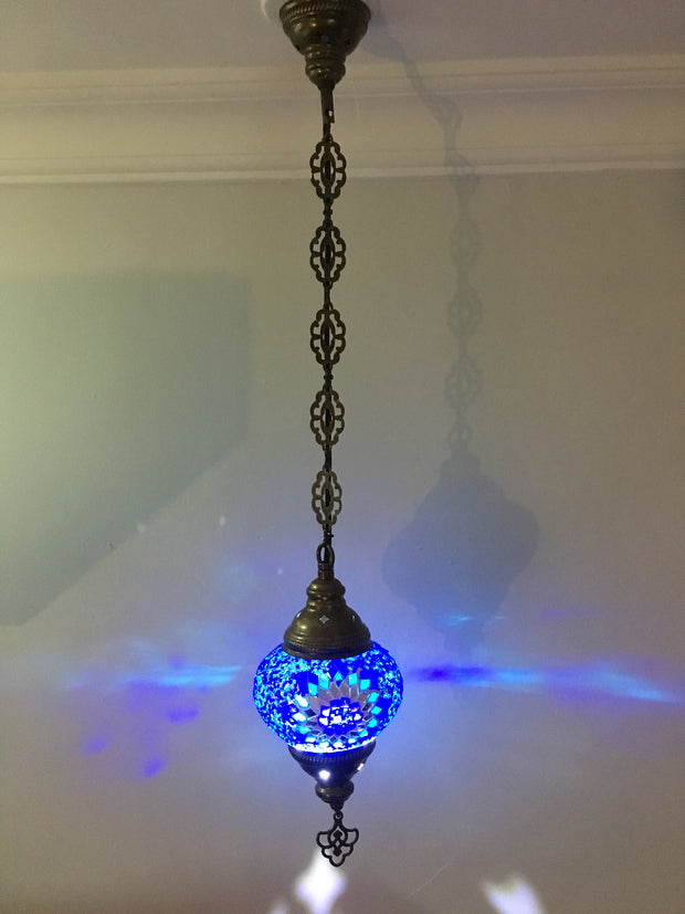 Turkish Handmade Mosaic  Hanging Lamp - TurkishLights.NET