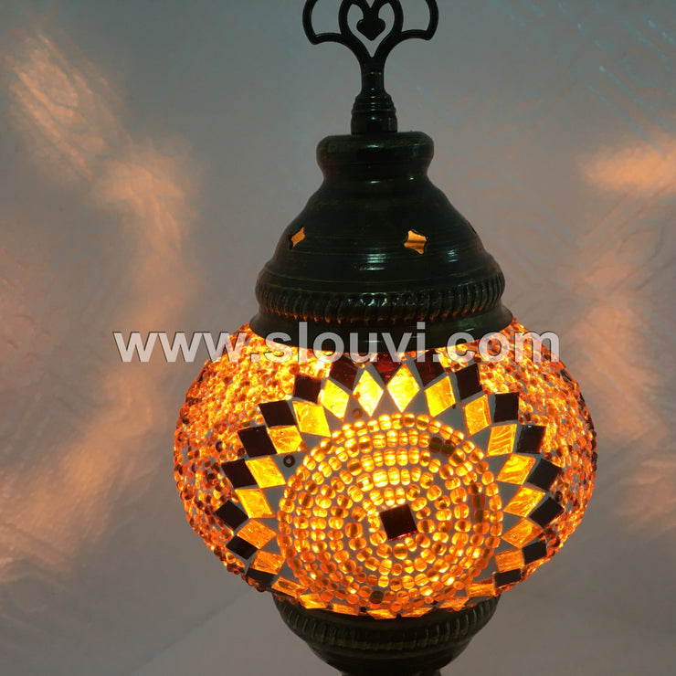 MOSAIC TABLE LAMP - TurkishLights.NET